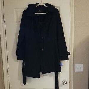 London Fog Black Trench Coat